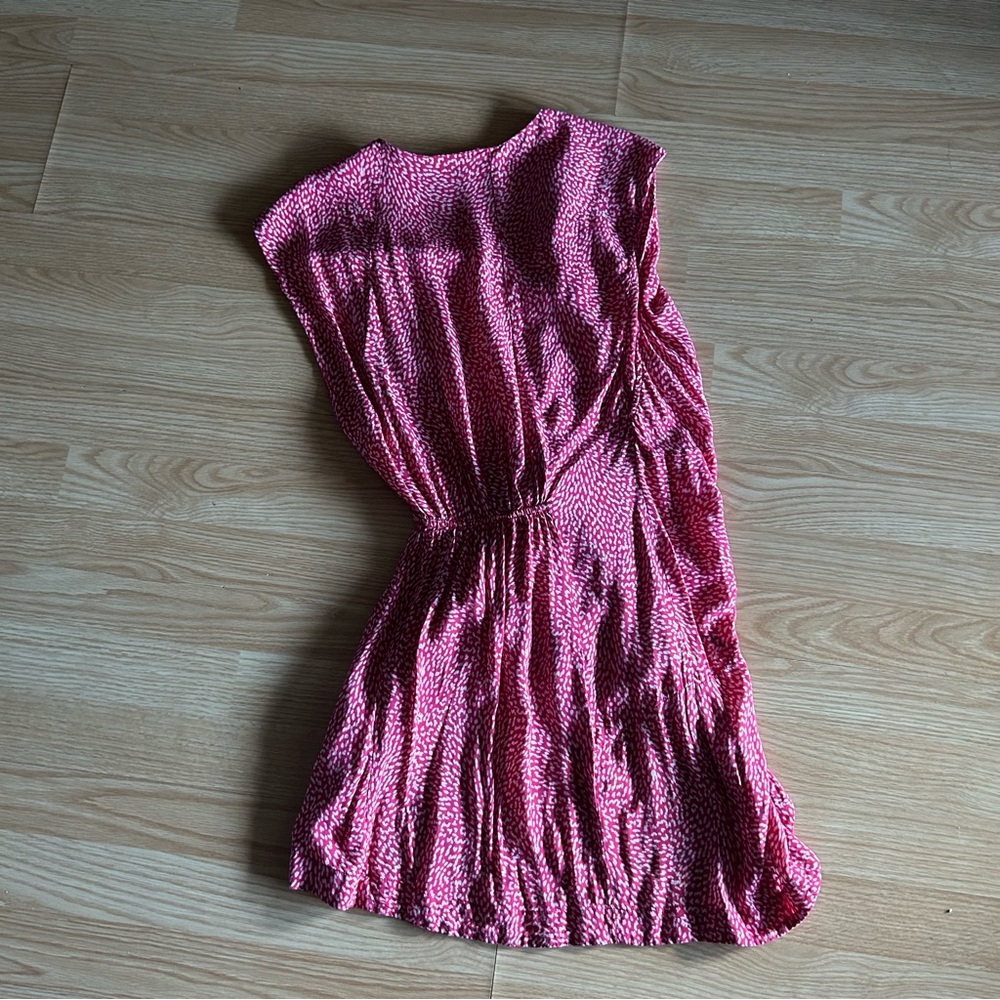 ViX Paula Hermanny Pink Patterned Mini Cover Up Dress Small - Picture 8 of 8